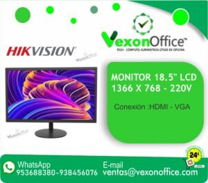 hikvision monitor 18.5 vga hdmi